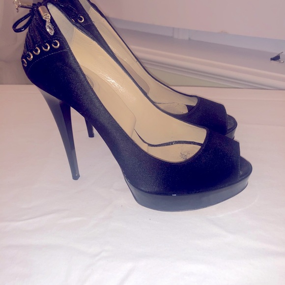 Elisabetta Franchi Peep Toe Heels 👠 - Picture 7 of 9